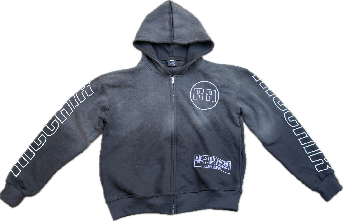 NEW "ricchir uniform" Oversized Zip-Up Hoodie